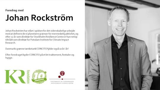 Sustainability Lecture by Professor Johan Rockström