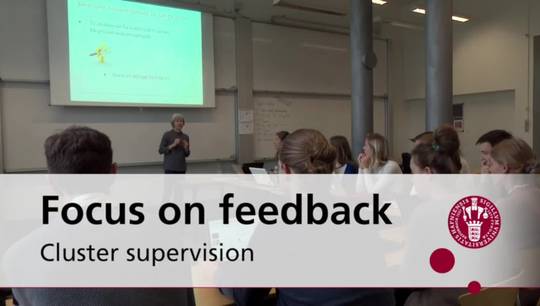 Focus on feedback - Cluster supervision