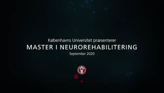 Master i neurorehabilitering