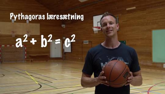 Pythagoras' læresætning, Geometri-stafet og Basketballskuddets parabel