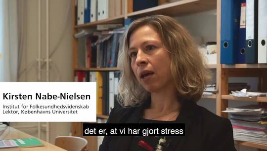 Kirsten Nabe-Nielsen fortæller om KU's tænketank for stress og studietrivsel