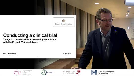 Conducting a clinical trial (1of7): About the speaker: Paul Hargreaves
