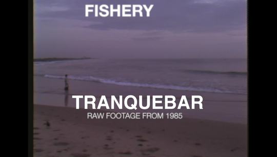 Fishery in Tranquebar. Raw footage from 1985